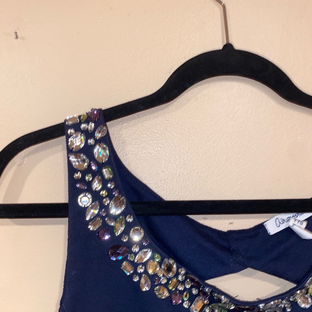 Navy blue dress